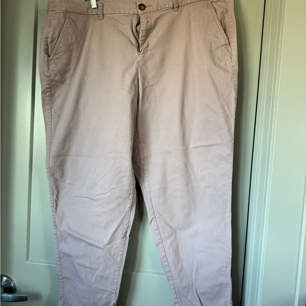 Lane Bryant Blush Pink Chinos